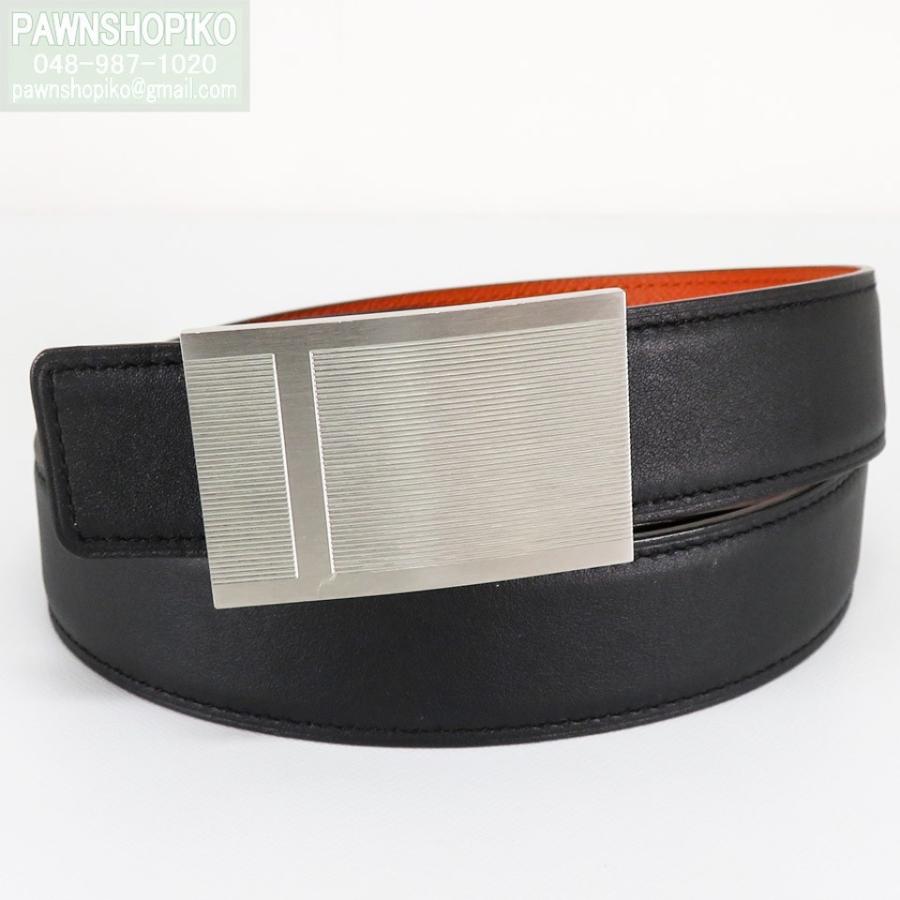 HERMES 質イコー [エルメス] H・ストリエ スクエアバックル  