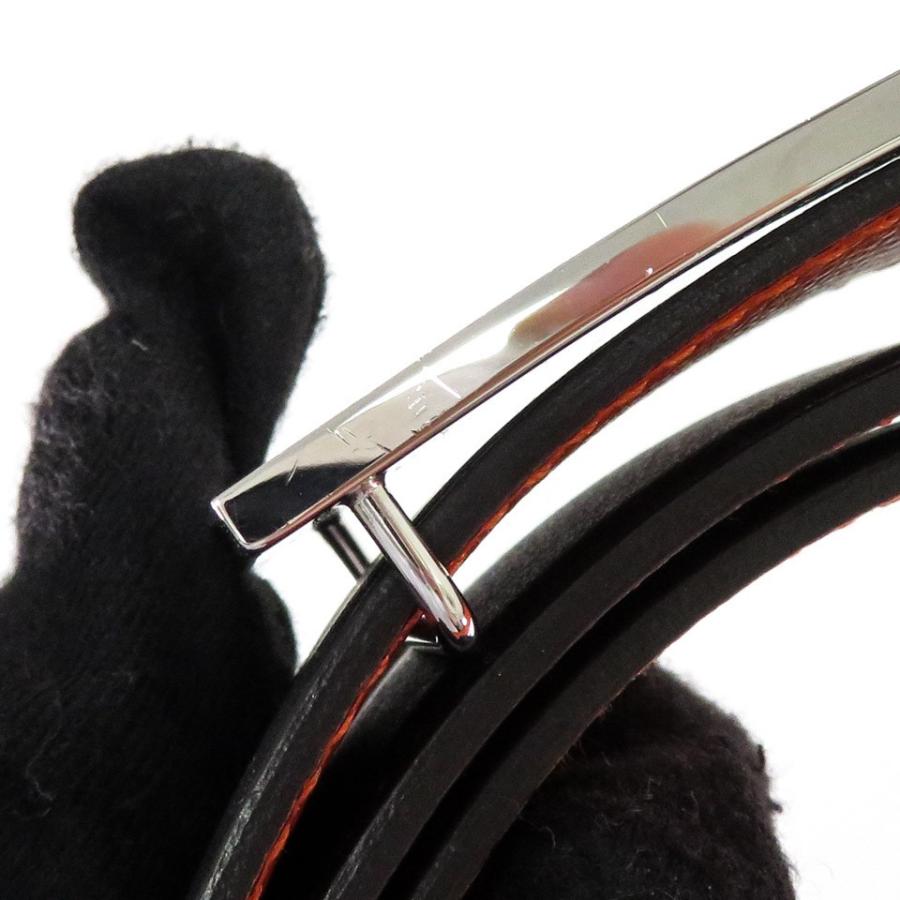 HERMES 質イコー [エルメス] H・ストリエ スクエアバックル  