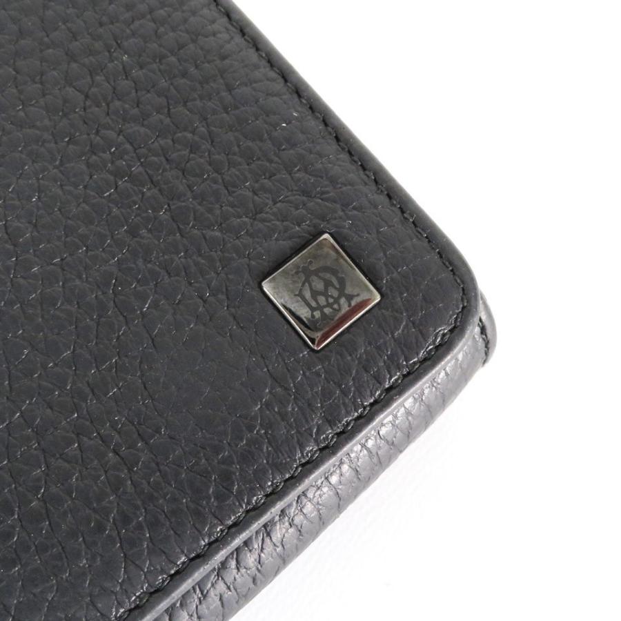 まとめ買いでお得 ダンヒル 長財布 ブラック レザー オーガナイザー