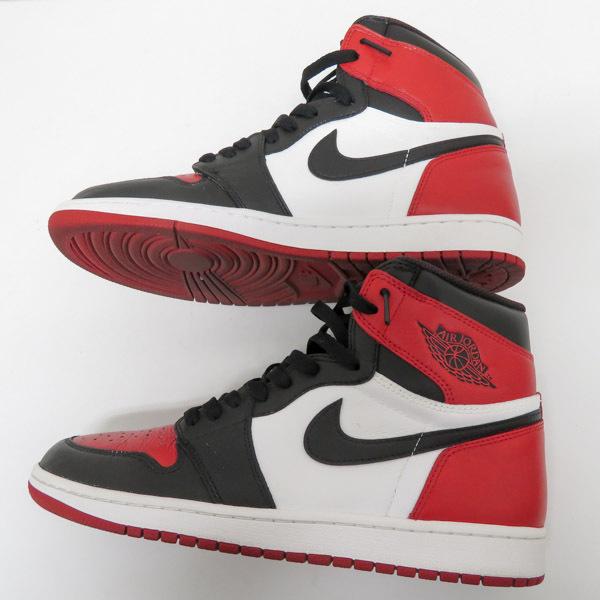 質イコー［ナイキ］NIKE AIR JORDAN 1 RETRO HIGH OG エアジョーダン 1 レトロ 555088-103 28cm 中古 染色 リカラー難有｜pawnshopiko｜05