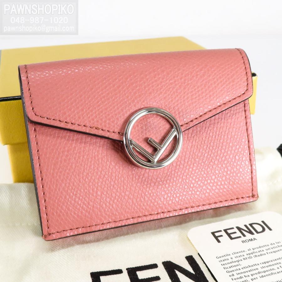質イコー [フェンディ] FENDI エフイズ マイクロ 三つ折り財布 