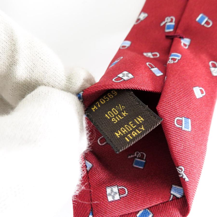 【イタリア製】ルイヴィトン ネクタイ グレー クラヴァット・ミックス・モノグラム ルイヴィトン LOUIS VUITTON クラヴァット ミックス モノグラム