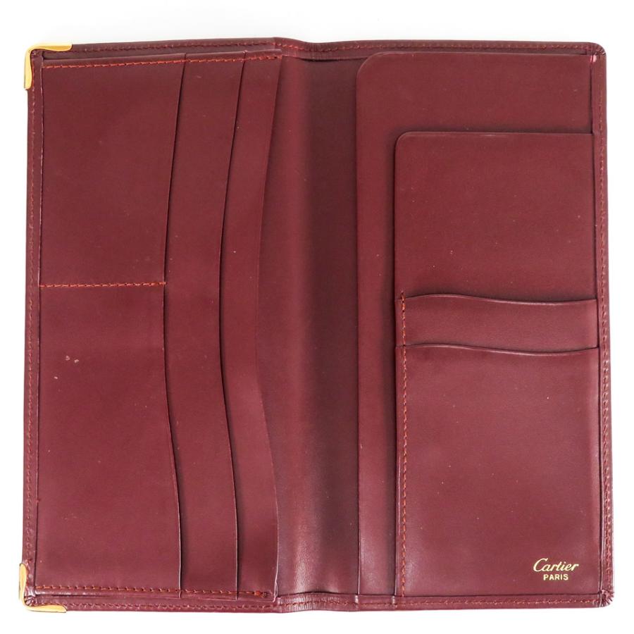 カルティエ Cartier マストライン 二つ折り長財布（札入れ） Cartier（カルティエ） マストライン 長札入れ 二つ折り 財布 札入れ