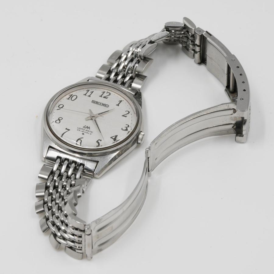 セイコー SEIKO 腕時計 ロードマチック LM 自動巻 5601-9000 絹目模様 