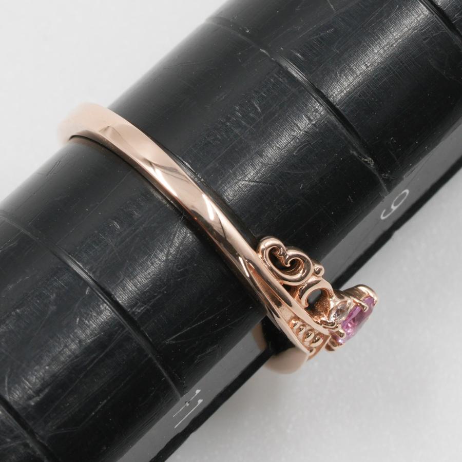 TAKE-UP テイクアップ リング ディズニー 王冠 ピンクゴールド