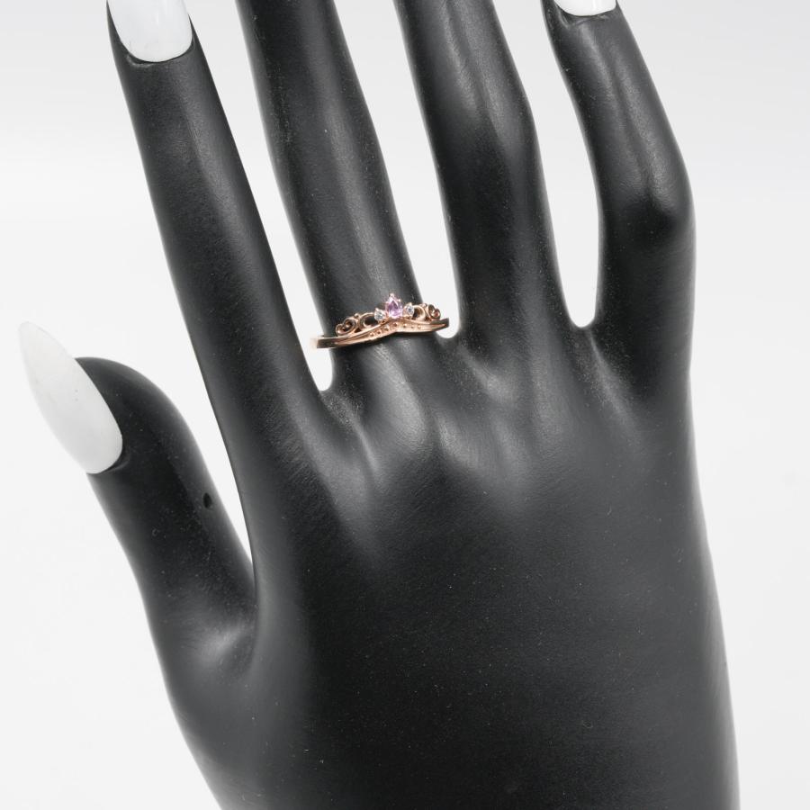 TAKE-UP テイクアップ リング ディズニー 王冠 ピンクゴールド