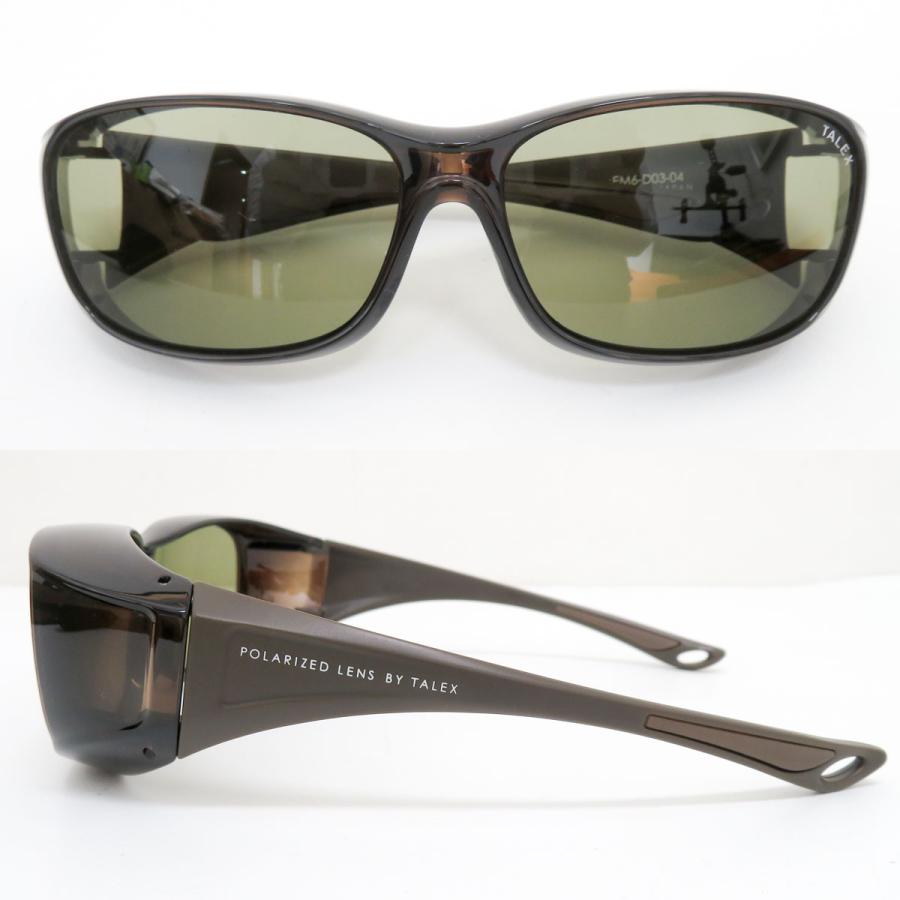 TALEX タレックス オーバーグラス PEACE BROWN 軽量 サングラス TALEX タレックス オーバーグラス PEACE BROWN 軽量 サングラス