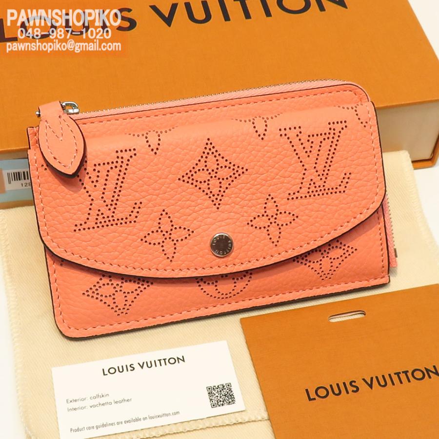 ルイヴィトン LOUIS VUITTON マヒナ ポルト カルト・レクト ヴェルソ