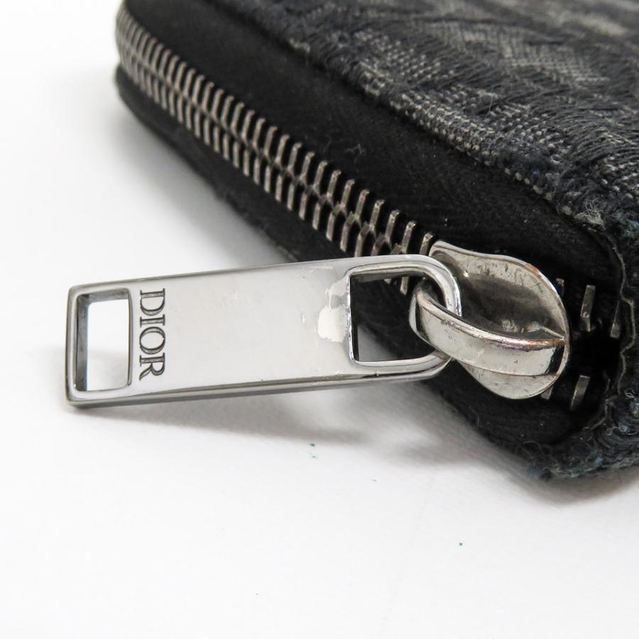 Christian Dior クリスチャンディオール LONG ZIPPED WALLET Christian Dior クリスチャンディオール LONG ZIPPED WALLET