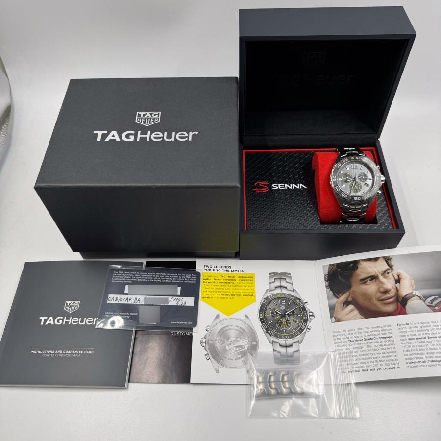 タグホイヤー TAG Heuer 腕時計 フォーミュラ1 アイルトン・セナ スペシャル CAZ101AF.BA0637 クオーツ メンズ 中古 極美品 [質イコー]｜pawnshopiko｜10