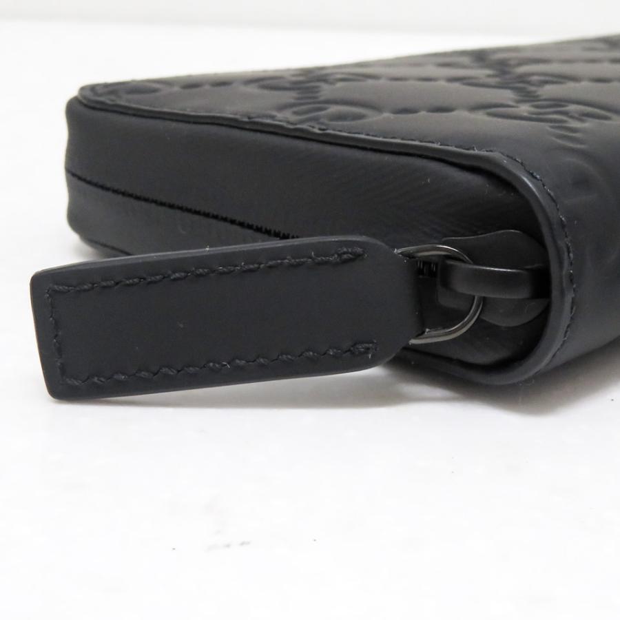 GUCCI グッチ GGラバーエフェクト ジップアラウンドウォレット GUCCI グッチ GGラバーエフェクト ジップアラウンドウォレット
