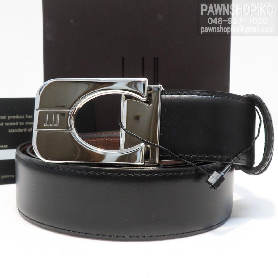 dunhill ダンヒル Dロゴ メンズ リバーシブル ベルト BPA260A42 107/42 