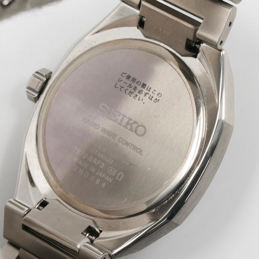 セイコー SEIKO 腕時計 アストロン SBXY063 黒文字盤 チタン 電波ソーラー メンズ 中古 極美品[質イコー]｜pawnshopiko｜07