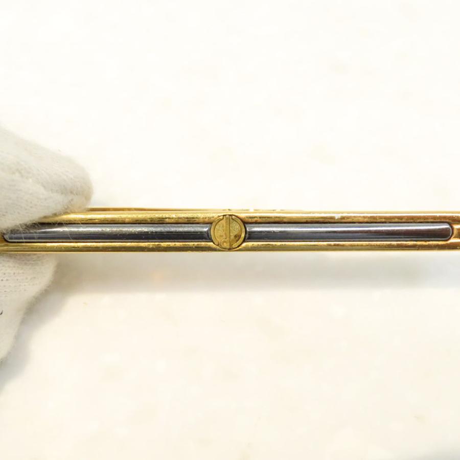 ★未使用品★ダンヒル ネクタイピン シルバー＆ゴールドコンビ dunhill ダンヒル ネクタイピン 2点 まとめ ゴールド/シルバー系