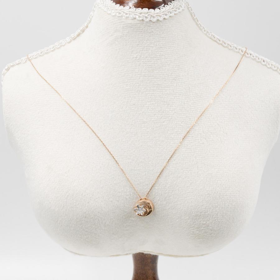 STAR JEWELRY スタージュエリー ピンクゴールドネックレス K18 STAR JEWELRY スタージュエリー LOVE&リップネックレス 約40cm