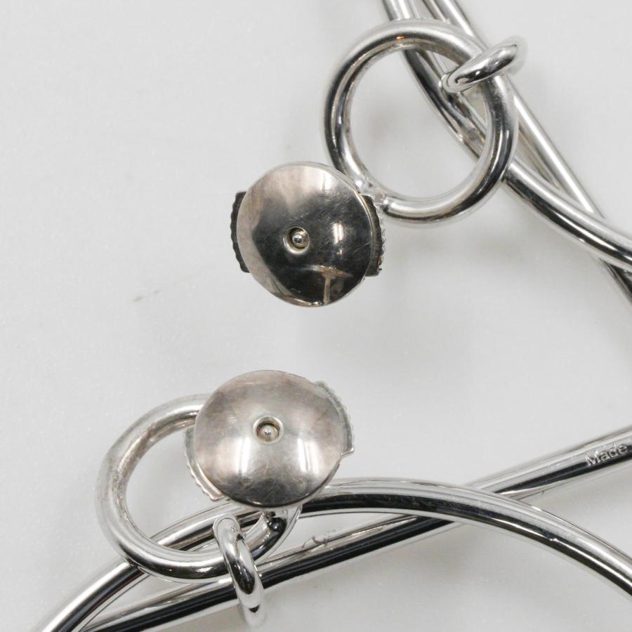 HERMES エルメス ピアス ループ ミディアム スターリング HERMES エルメス ピアス ループ ミディアム スターリング