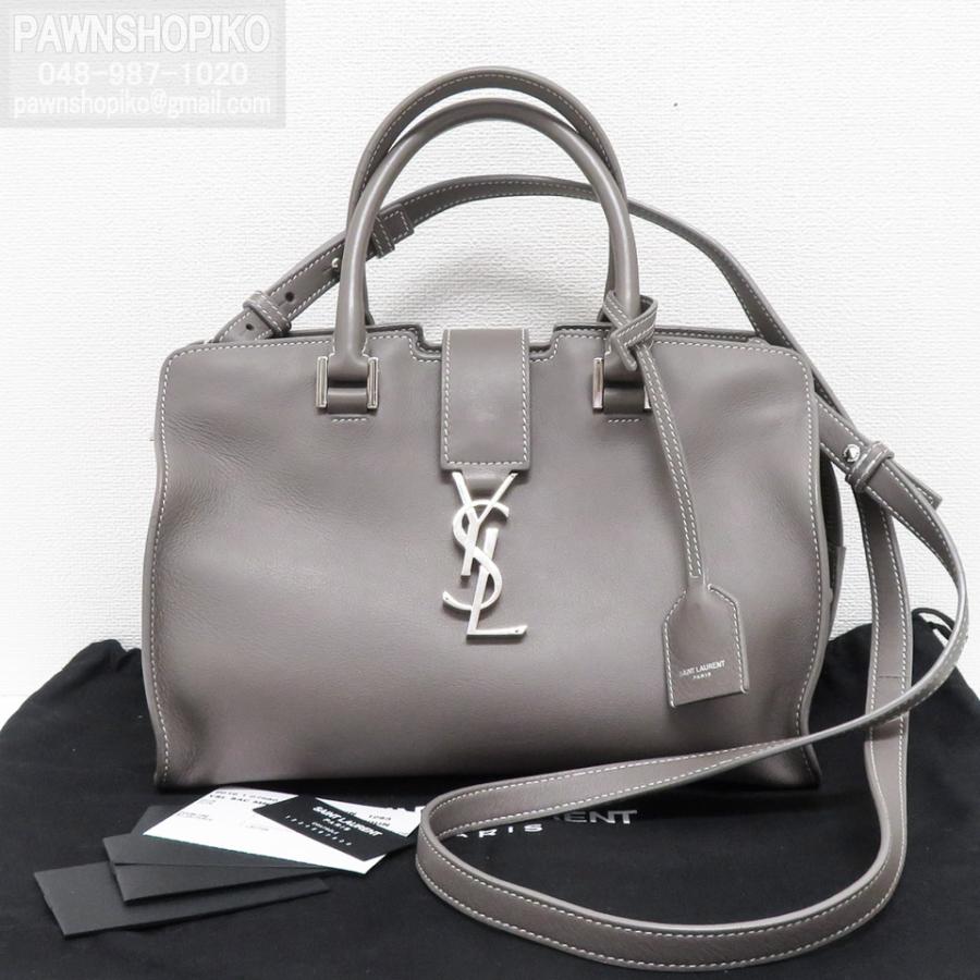 【セール中】SAINT LAURENT PARIS ベイビーカバス ハンドバッグ 中古・古着通販】Saint Laurent Paris (サンローランパリ
