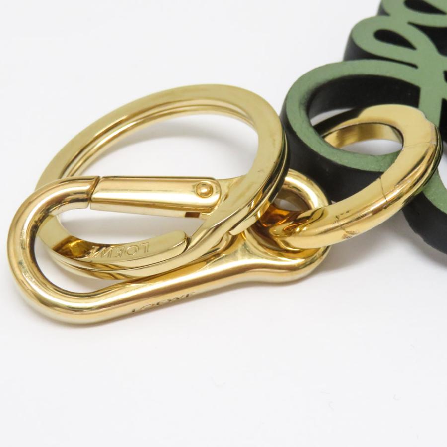 LOEWE カラビナ式キーホルダー ゴールド・ブラック LOEWE カラビナ式キーホルダー ゴールド・ブラック