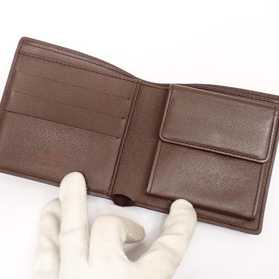 LOUIS VUITTON ルイヴィトン ダミエ ポルトフォイユ・マルコ／二