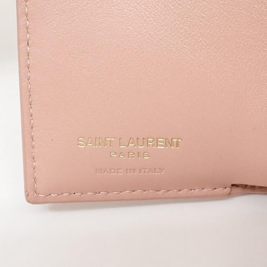 定価8万/未使用☆サンローラン モノグラムオリガミタイニーウォレット/ピンク 定価8万/未使用☆サンローラン モノグラムオリガミタイニー