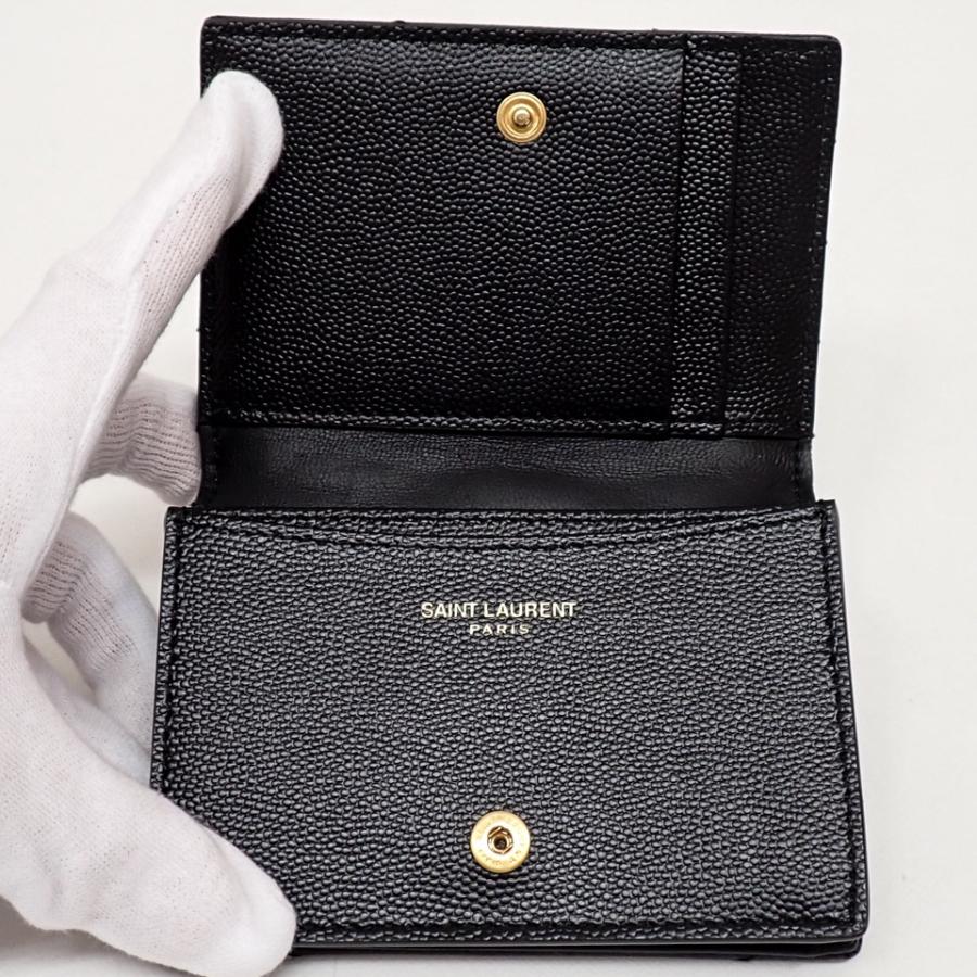 【極美品】サンローラン 名刺入れ カードケース モノグラム 黒 596323 極美品】サンローラン 名刺入れ カードケース モノグラム 黒
