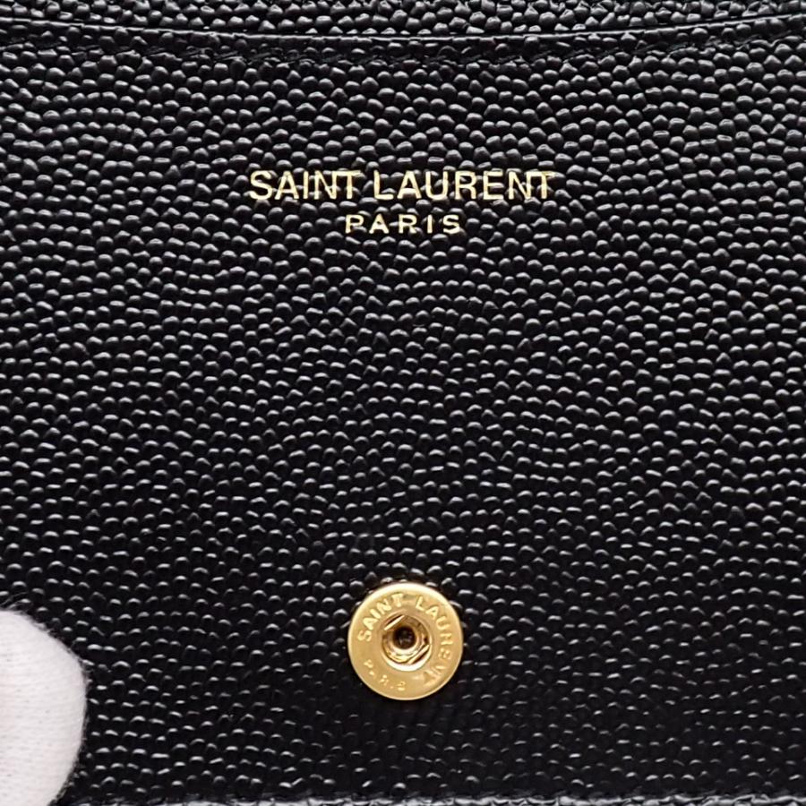 【極美品】サンローラン 名刺入れ カードケース モノグラム 黒 596323 極美品】サンローラン 名刺入れ カードケース モノグラム 黒
