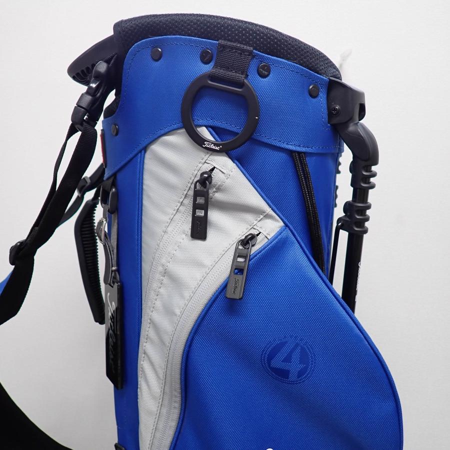 Titleist タイトリスト　軽量キャディバック青 美品 タイトリスト 14分割 スタンドキャディバック ブルー 青 大