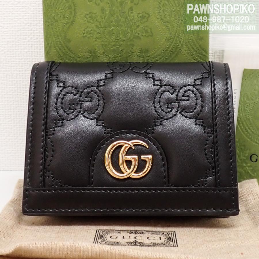 GG Marmont グッチ GUCCI GGマトラッセ コンパクトウォレット