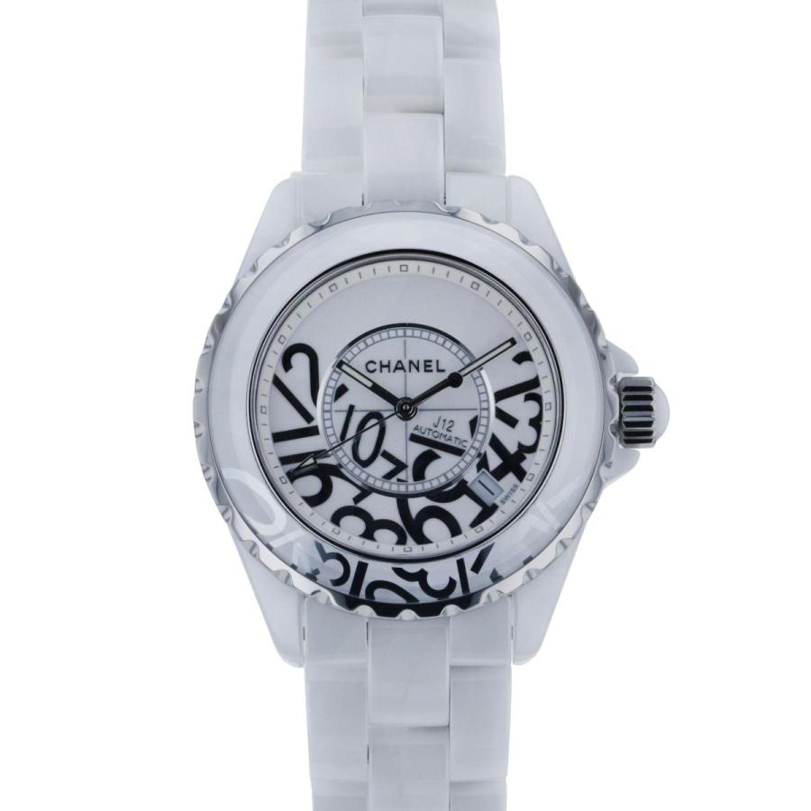 シャネル CHANEL J12グラフィティ38MM 世界1200本限定 H5240 ホワイト セラミック/ステンレススチール クオーツ ユニセックス 腕時計 H5240 J12 グラフィティ 38MM 世界限定1200本 新品 ｜ シャネル