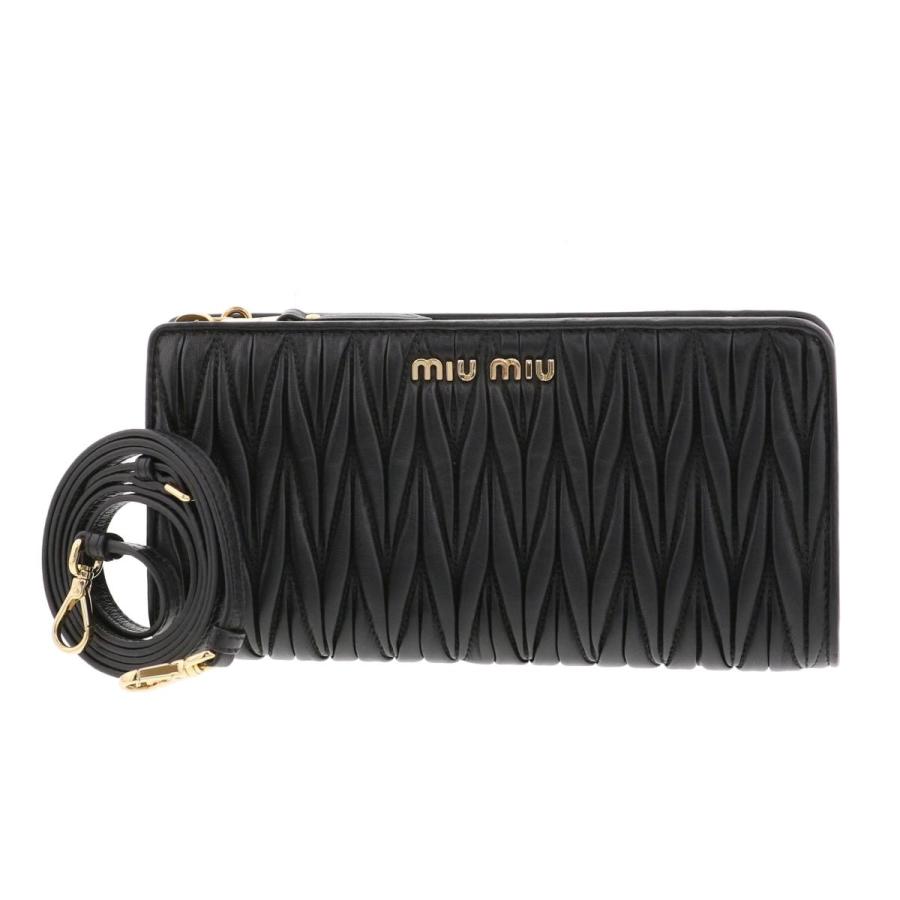 ミュウミュウmiumiu 長財布 チェーンウォレット 財布