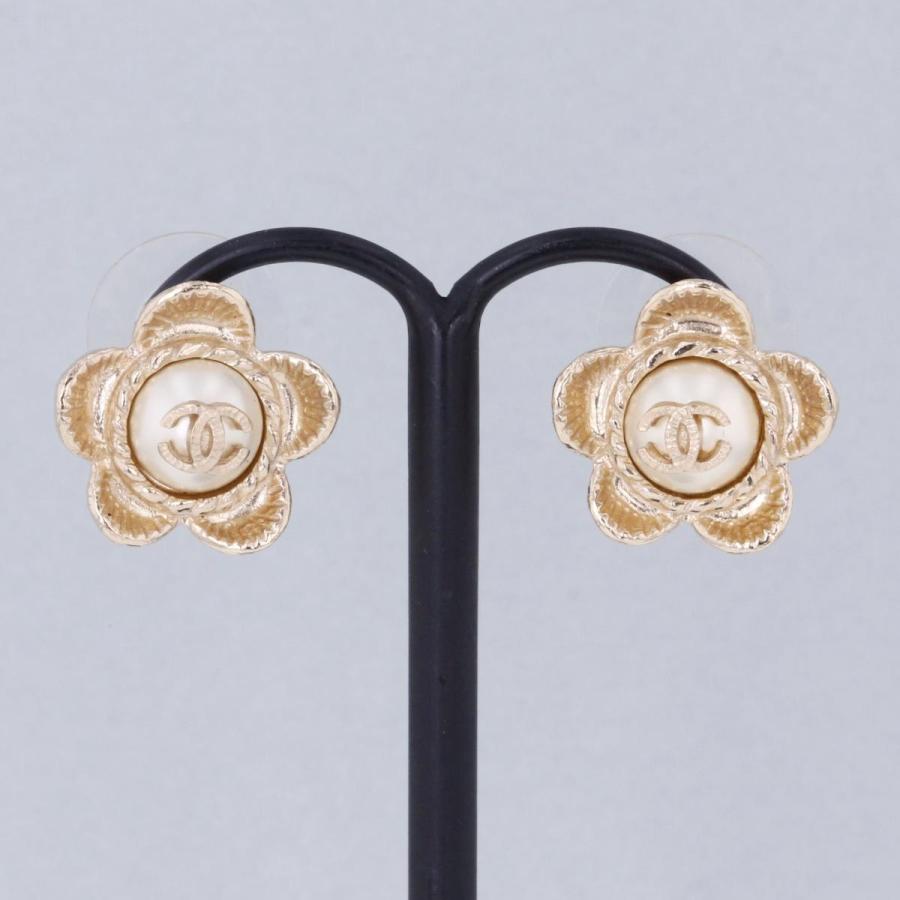 値下げ】CHANEL シャネル カメリア パール ピアス イヤリング