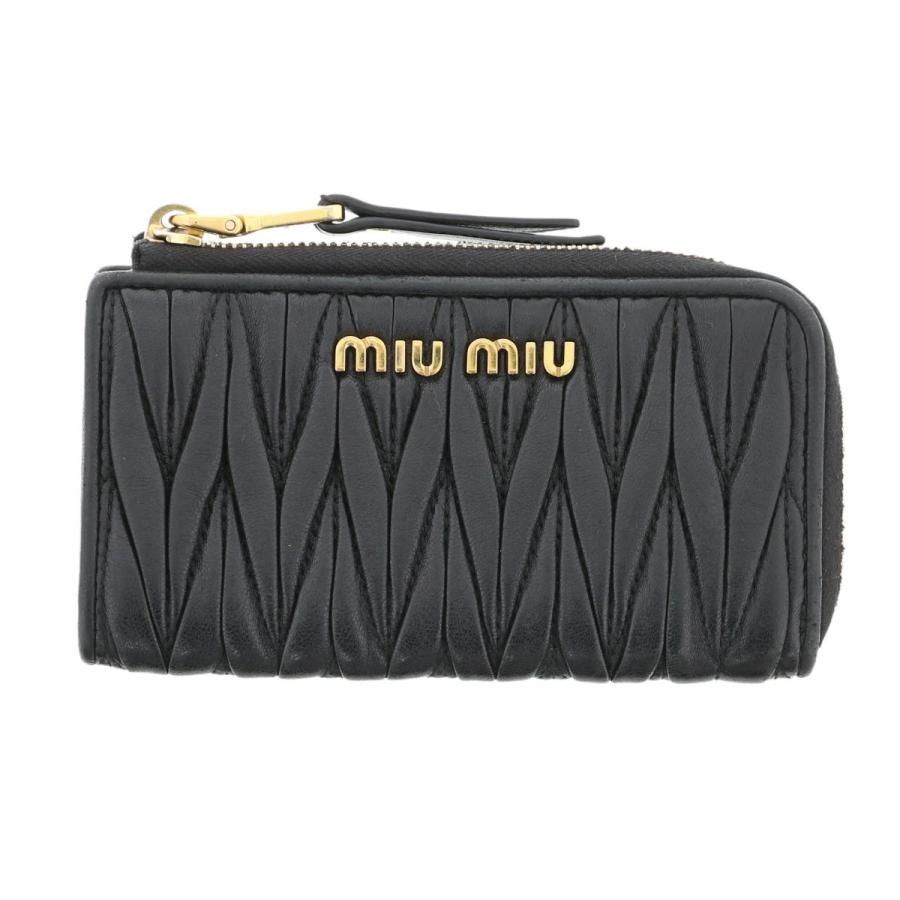 【未使用♡良品】MIU MIU ミュウミュウ マテラッセ レザー キーケース miu miu（ミュウミュウ） キーケース MATELASSE マテラッセ 5PG222