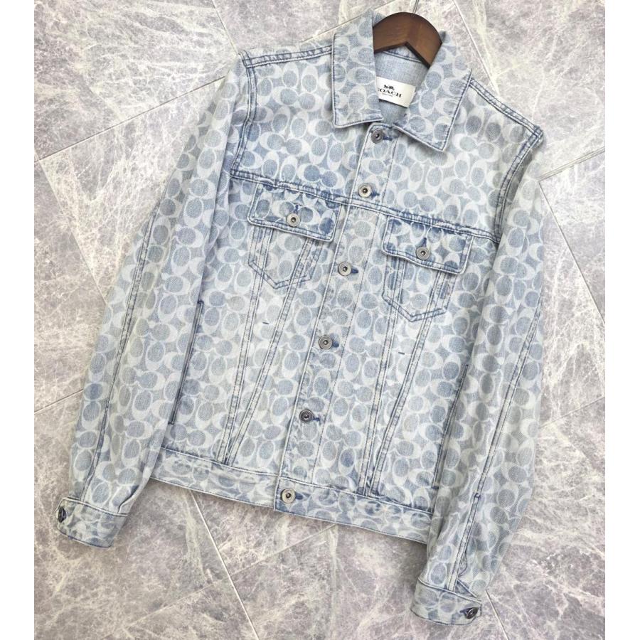 中古】 COACH （コーチ） シグネチャー デニム ジャケット Gジャン