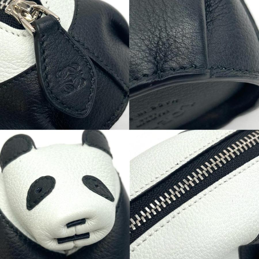 希少カラー✨LOEWE ロエベ パンダ アニマル ケース オレンジ　レザー 限定価格7/1まで】【美品】LOEWE （ロエベ） パンダ コインケース 財布