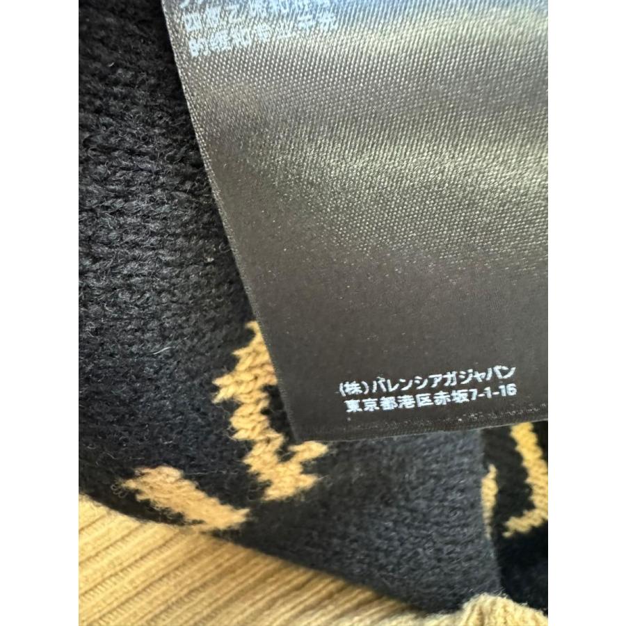 中古】 BALENCIAGA (バレンシアガ) ロゴ ジャガードニット 中古】 BALENCIAGA (バレンシアガ) ロゴ ジャガードニット