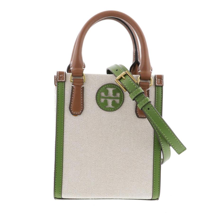 超美品 トリーバーチ トートバッグ ブレイク キャンバス 30-25010914 TORY BURCH（トリーバーチ） ブレイク キャンバス ミニトート バッグ