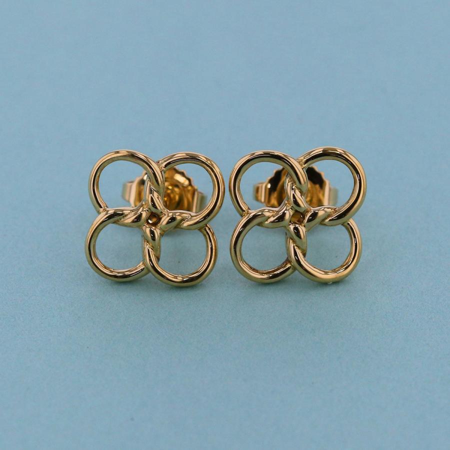 TIFFANY&Co.（ティファニー） クアドロフォリオ ピアス K18YG