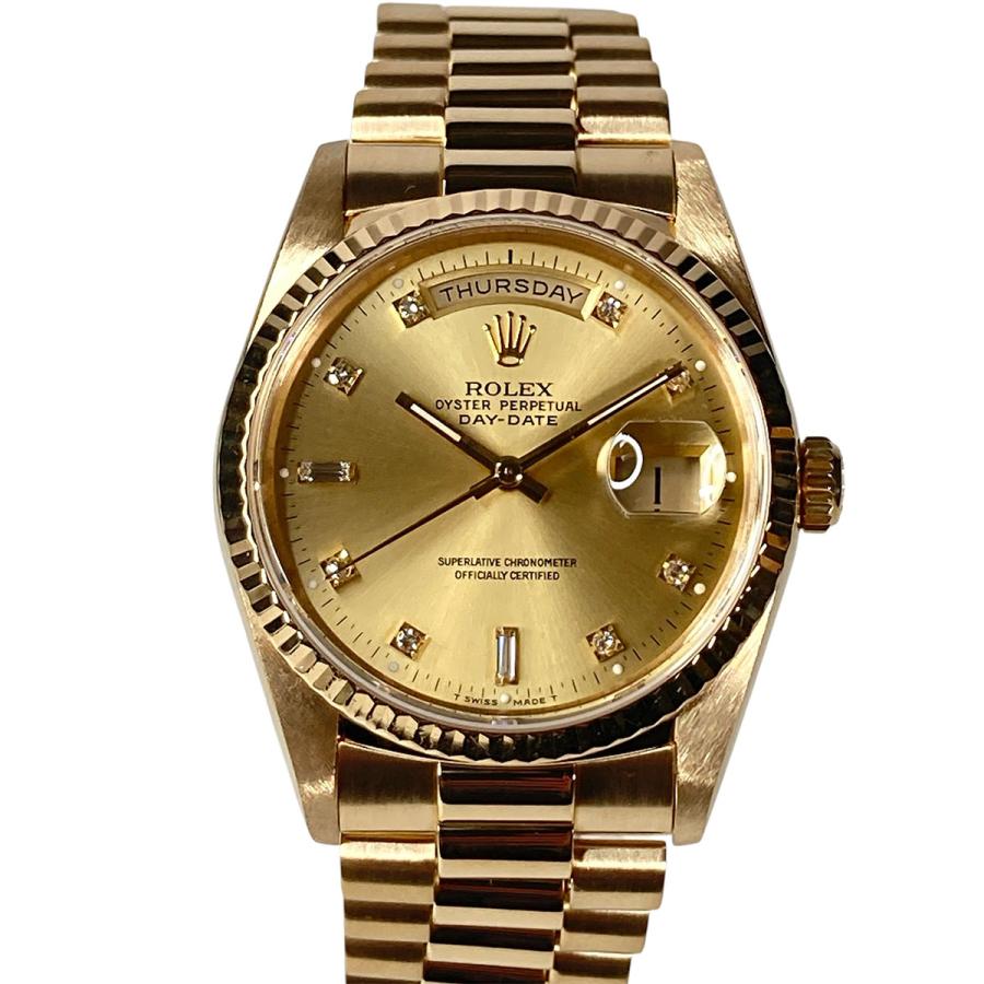 ROLEX（ロレックス） 【値下げ】ROLEX デイデイト 10Pダイヤ 腕時計