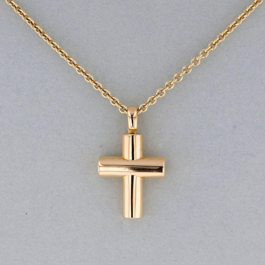 ブルガリ BVLGARI ラテンクロスネックレス K18 イエローゴールド BVLGARI（ブルガリ） ラテンクロス ネックレス 750YG ネックレス