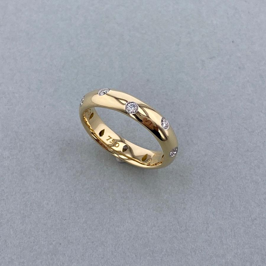 TIFFANY&Co.（ティファニー） ダイヤモンド ドッツリング 750YG PT950