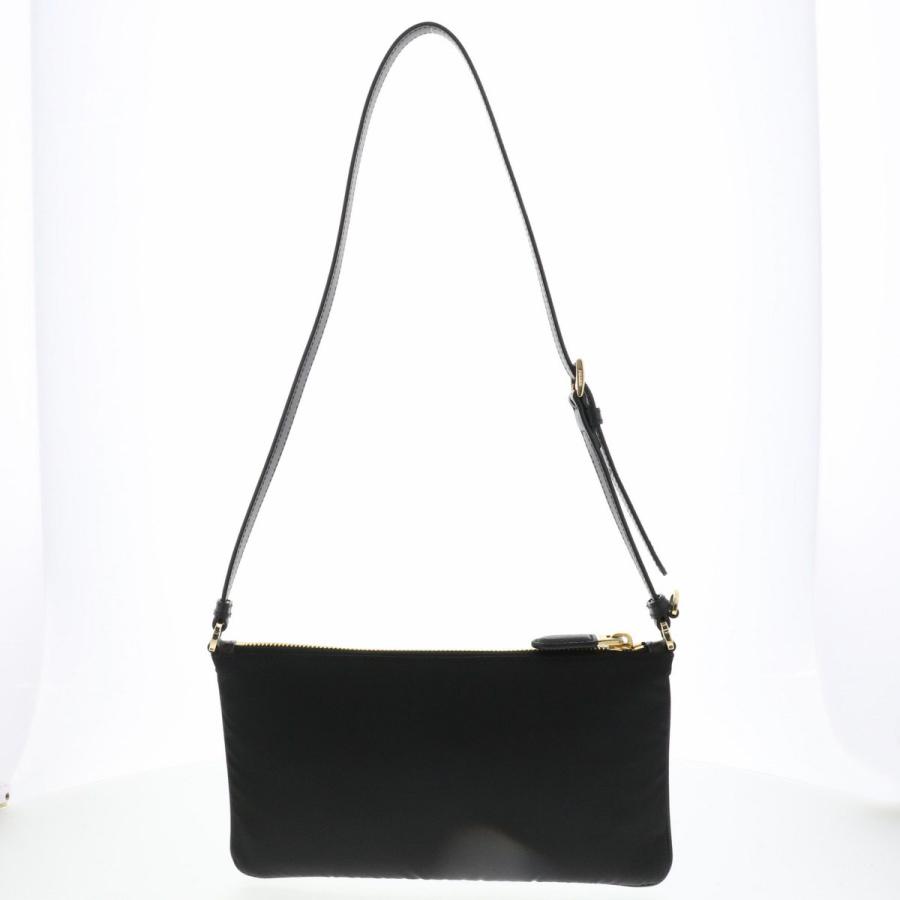 PRADA プラダ Re-Nylon ポーチ 1NE545 ナイロン レザー ブラック ハンドバッグ レディース 中古_2