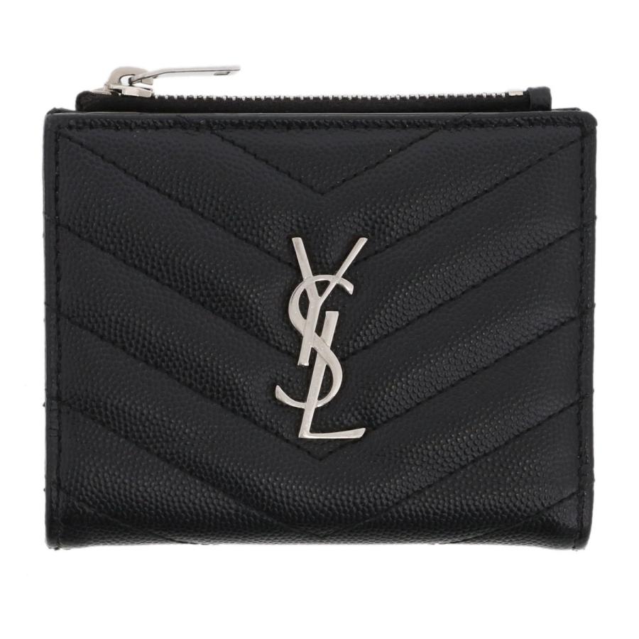 SAINT LAURENT PARIS サンローランパリ Vステッチ コンパクト 