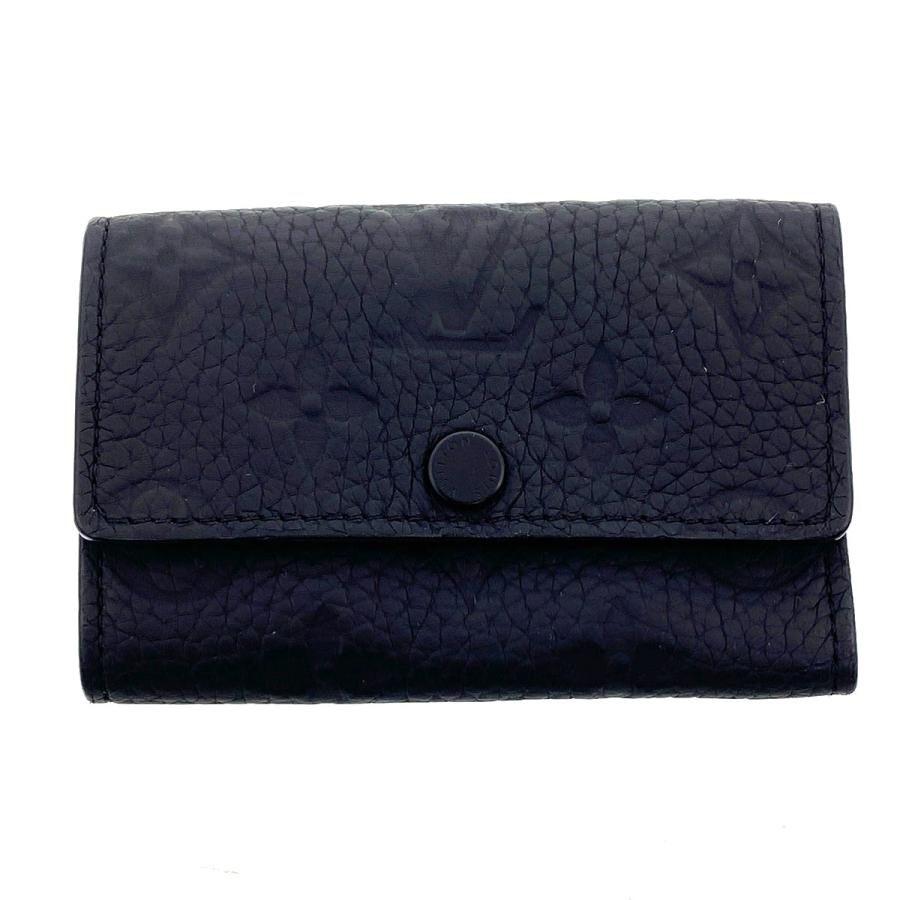LOUIS VUITTON ルイ・ヴィトン ミュルティクレ6 6連  キーケース M82604 モノグラムアンプラント ブラック ノワール  メンズ【中古】 LOUIS VUITTON（ルイ・ヴィトン） ミュルティクレ6 6連 キーケース