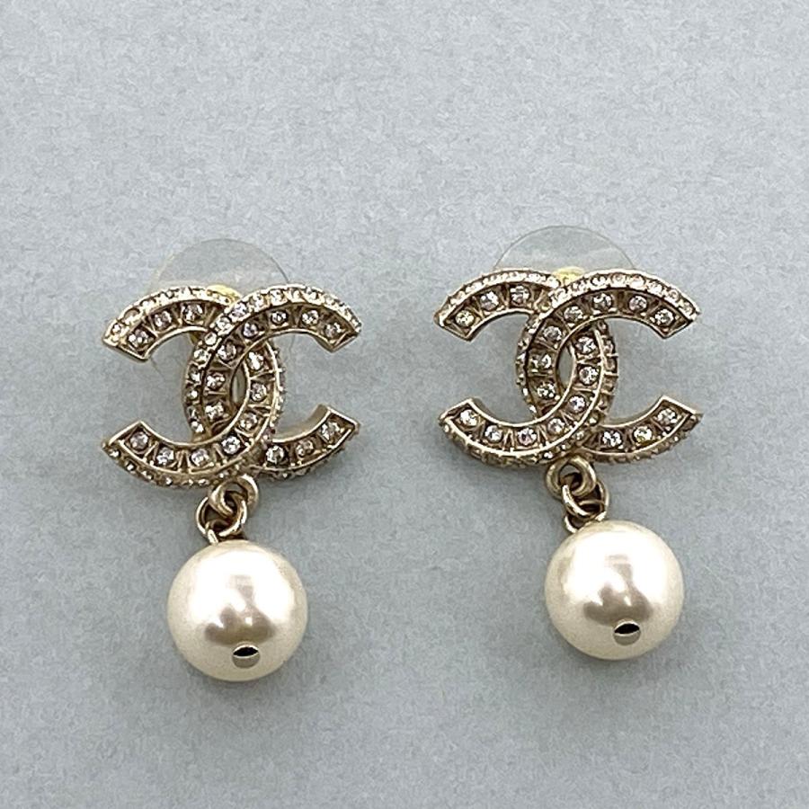 CHANEL（シャネル） ココマーク パール スウィングピアス ピアス 