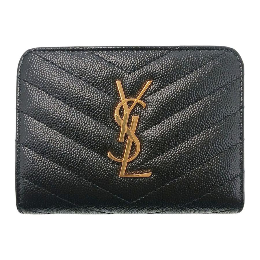 SAINT LAURENT サンローラン Vステッチ カサンドラ モノグラム