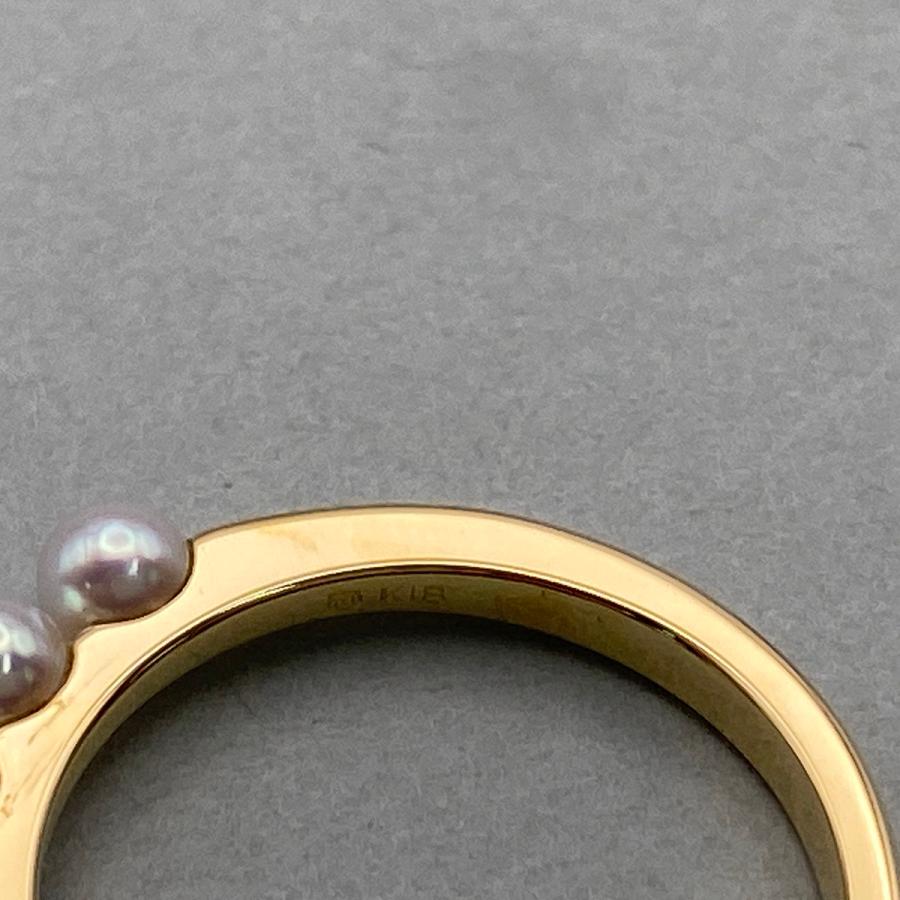 MIKIMOTO（ミキモト） アコヤパール リング 750YG 13号 リング・指輪