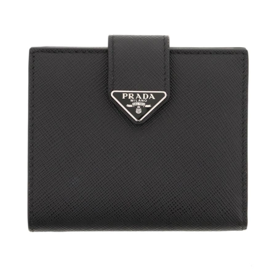 PRADA（プラダ） サフィアーノ タブ 二つ折り財布 2MO008_2DYG レザー