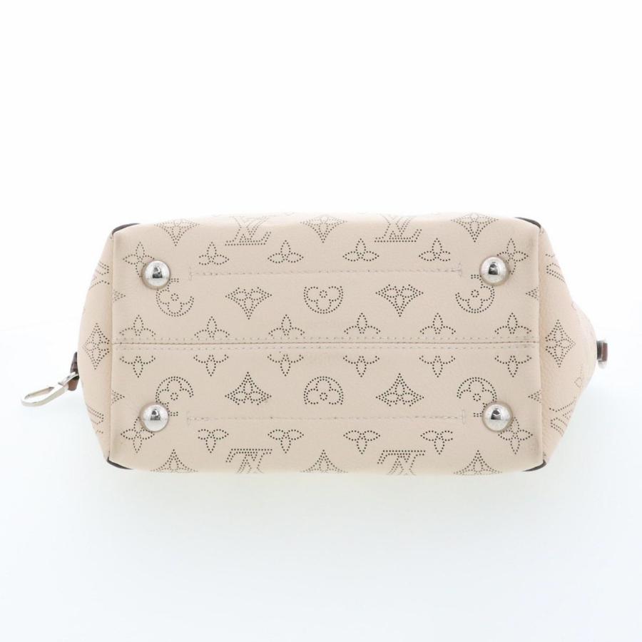 LOUIS VUITTON ルイ・ヴィトン ヒナ PM モノグラム マヒナ トートバッグ M51950 モノグラムマヒナ ベージュ レディース 中古_4