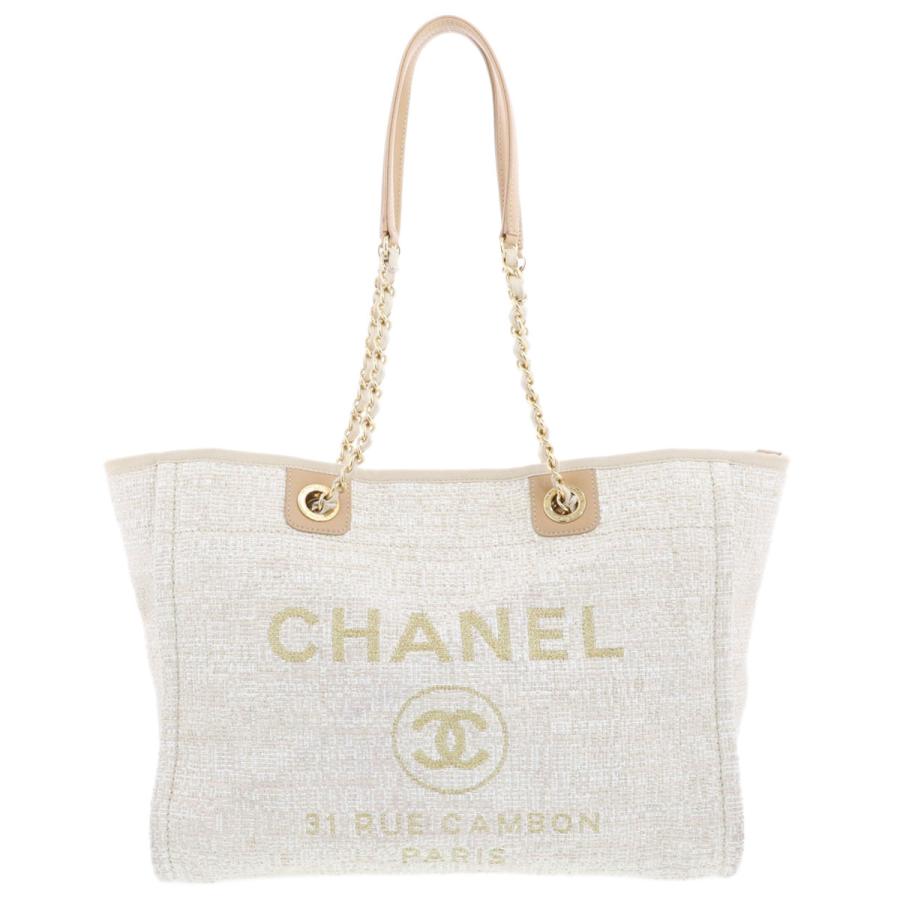 CHANEL（シャネル） ドーヴィルMM チェーントート トートバッグ A67001