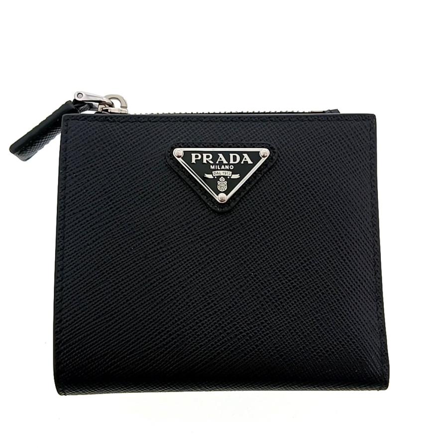 PRADA（プラダ） サフィアーノ トライアングル 財布 二つ折り財布